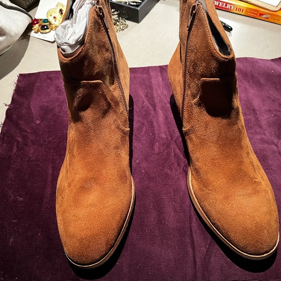 Suede ankle boots - Picture 3 of 7